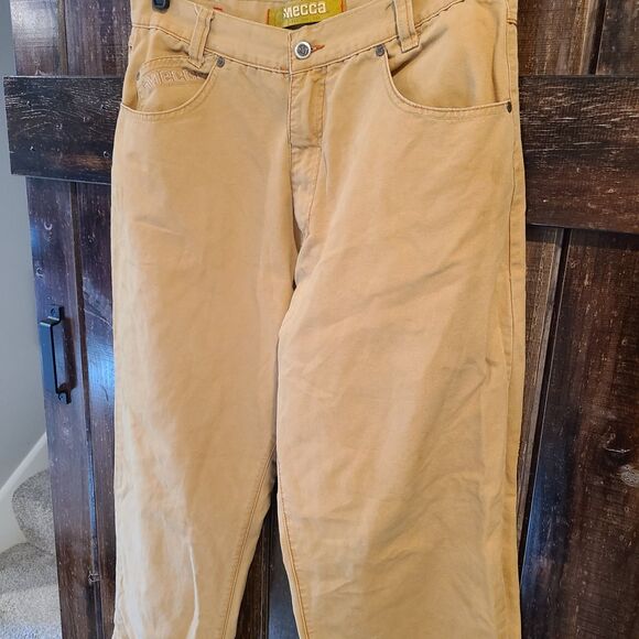 Mecca y2k vintage men's pants size 36/32, Khaki. JNCO skater grunge alternative - Picture 2 of 9